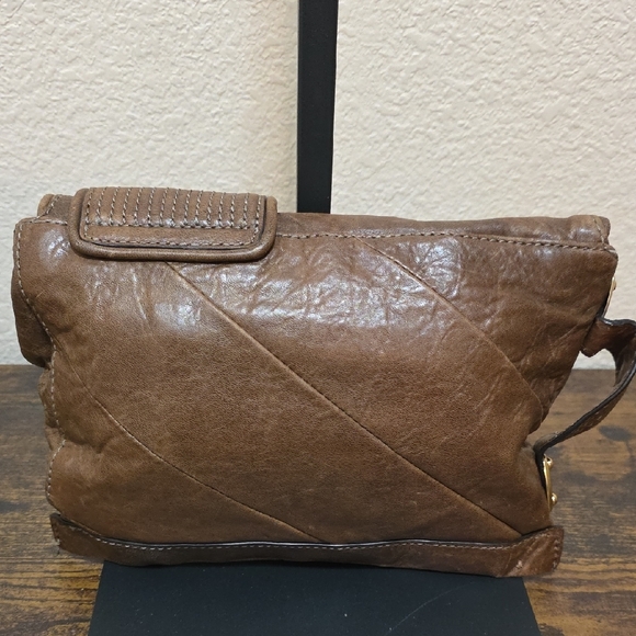 Juicy Couture Vintage Brown Leather Clutch Bag - Picture 4 of 10